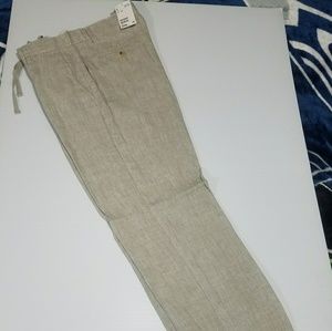 H&M Linen Tan Pants